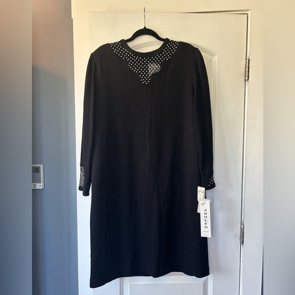 Rare Vintage NWT Adolfo at Saks Fifth Avenue Sweater Dress. - Picture 1 of 6